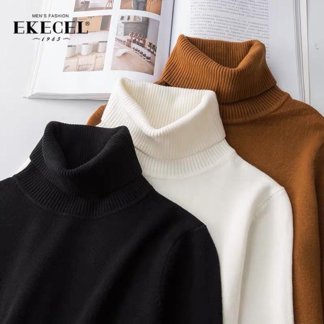 Áo Len Cổ Lọ Nam Nữ Quảng Châu Form Basic Kiểu Dáng Hàn Quốc Chất Len Viscose Ấm Áp AL83
