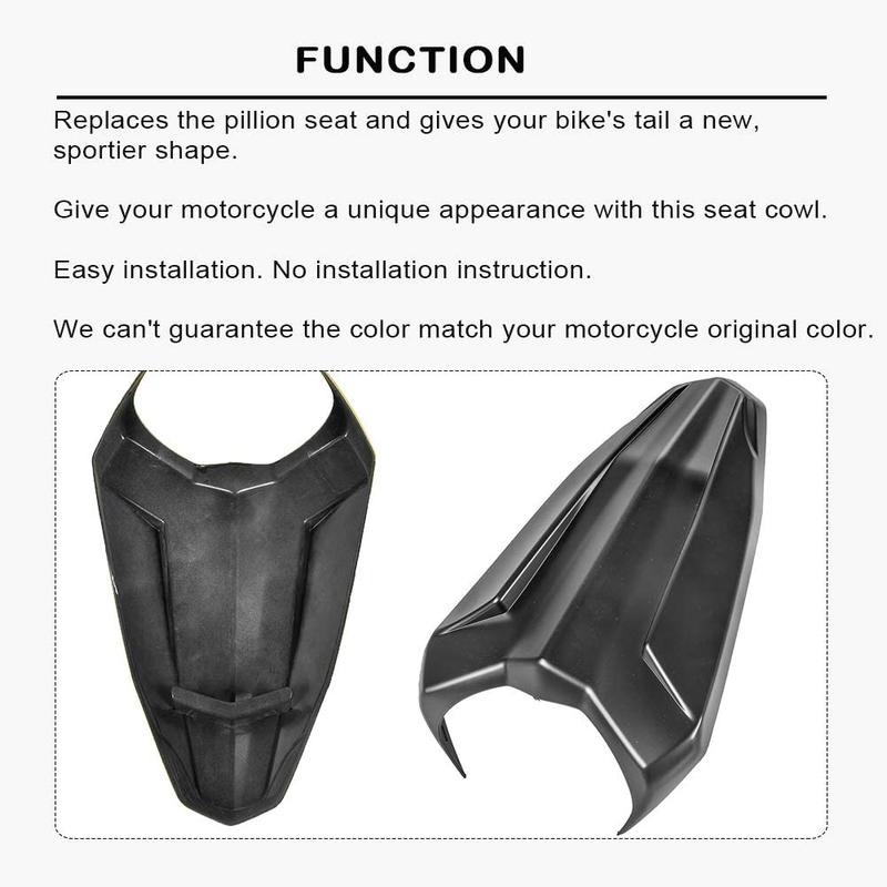 Ultrasupplier-bọc ghế sau, bọc hành khách Pillion Cowl cho Yamaha , YZF-R15, V3 2