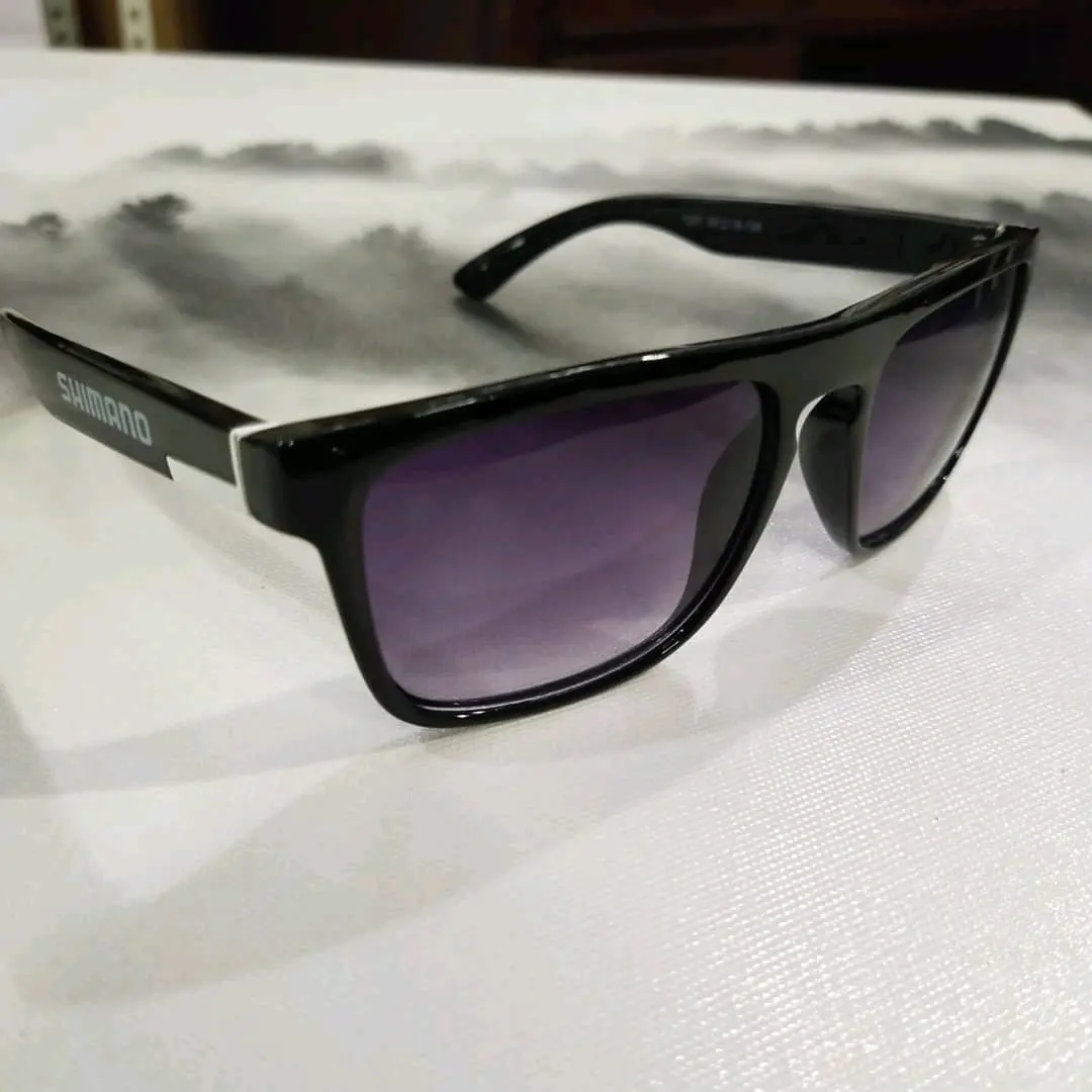 Polish black 2 tone Shiman0 Fishing sunglasses Uv protection Eyewear spekanti silau