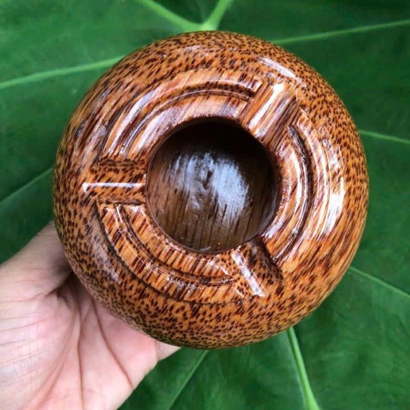  Gạt tàn thuốc được làm bằng gỗ thân cây dừa size nhỏ Gạt tàn Gạt tàn Gạt tàn 