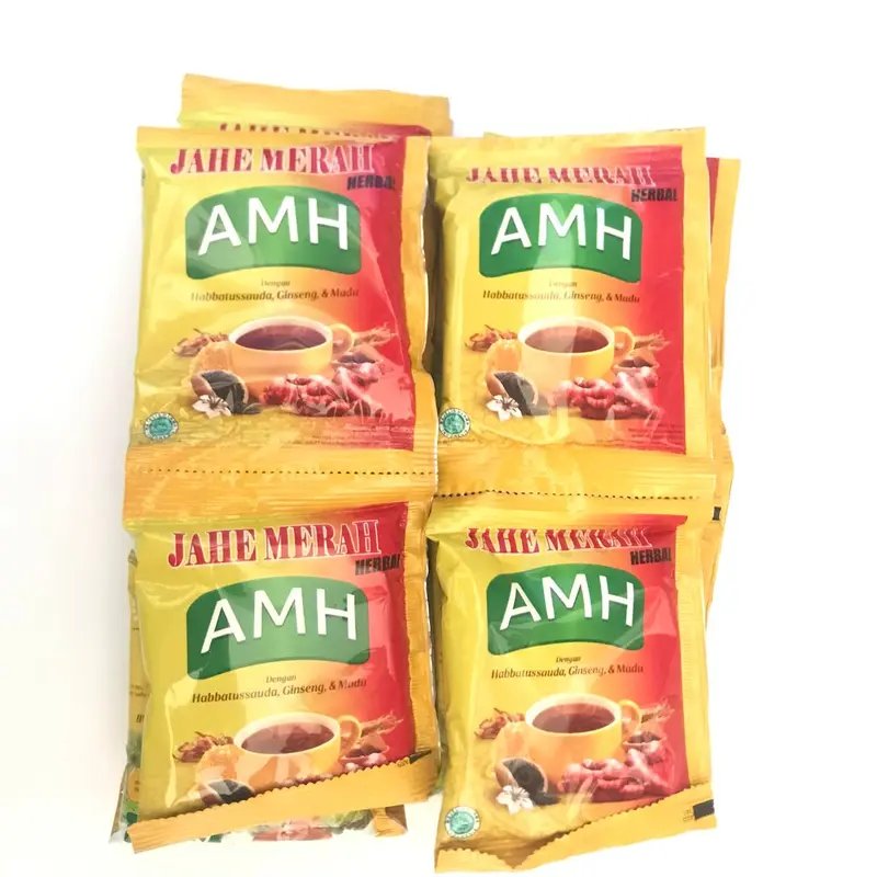 ( 1 Renteng 10 Sachet ) Amh Jahe Merah Minuman Tradisional Herbal 20g 1