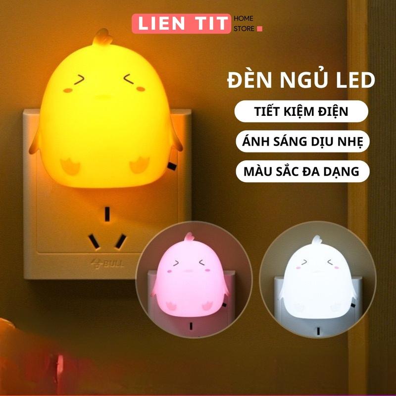 Đèn Ngủ Mini Có Công Tắc Đóng Mở Tiết Kiệm Điện Bóng Đèn Ngủ LED Hình Gà Con Thỏ Con Dễ Thương Cắm Điện Trực Tiếp Decor Phòng Ngủ