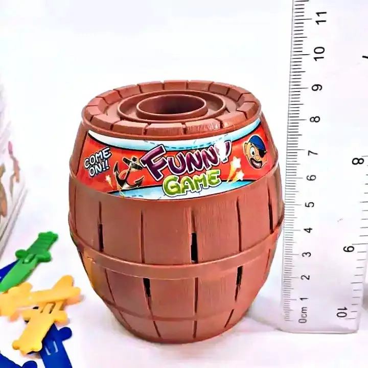 ( BISA COD ) PROMO Mainan Anak Jumping Pirates Barrel Crazy Pirate Roulette Funny Game Running Man 4