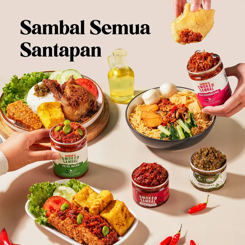Sambal Kecombrang - Irwan's Smoked Sambal (Homemade Sambal Sehat, Sambal Asap, Sambal Arang) 7