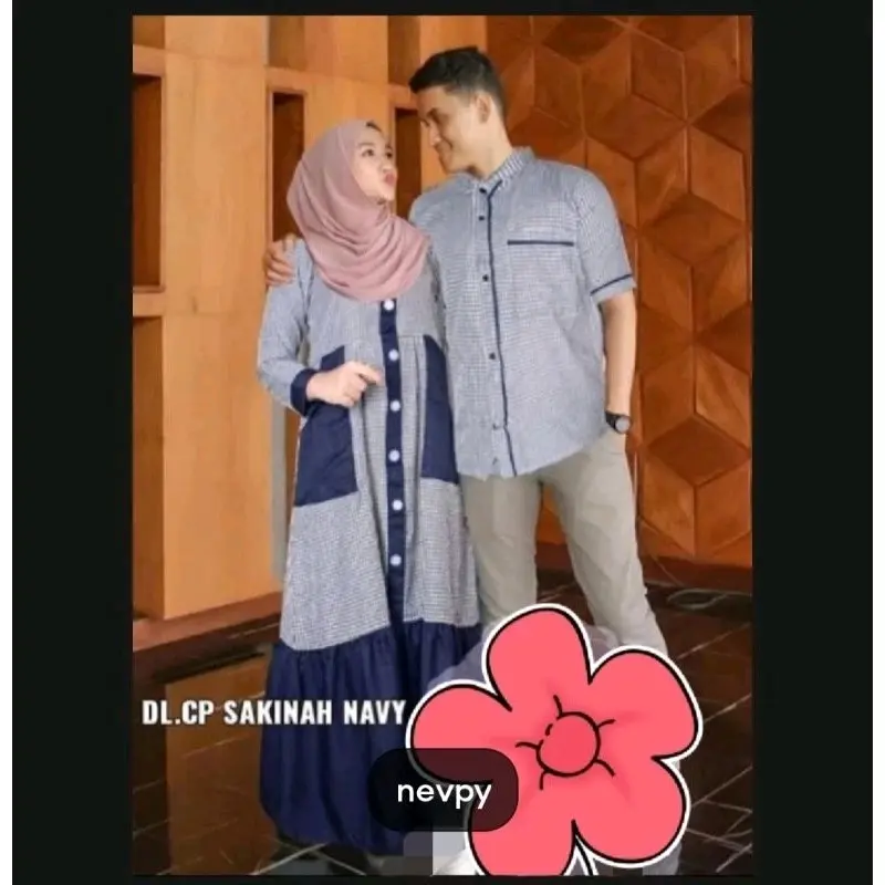 couple lebaran 2024 .bahan katun import . 1