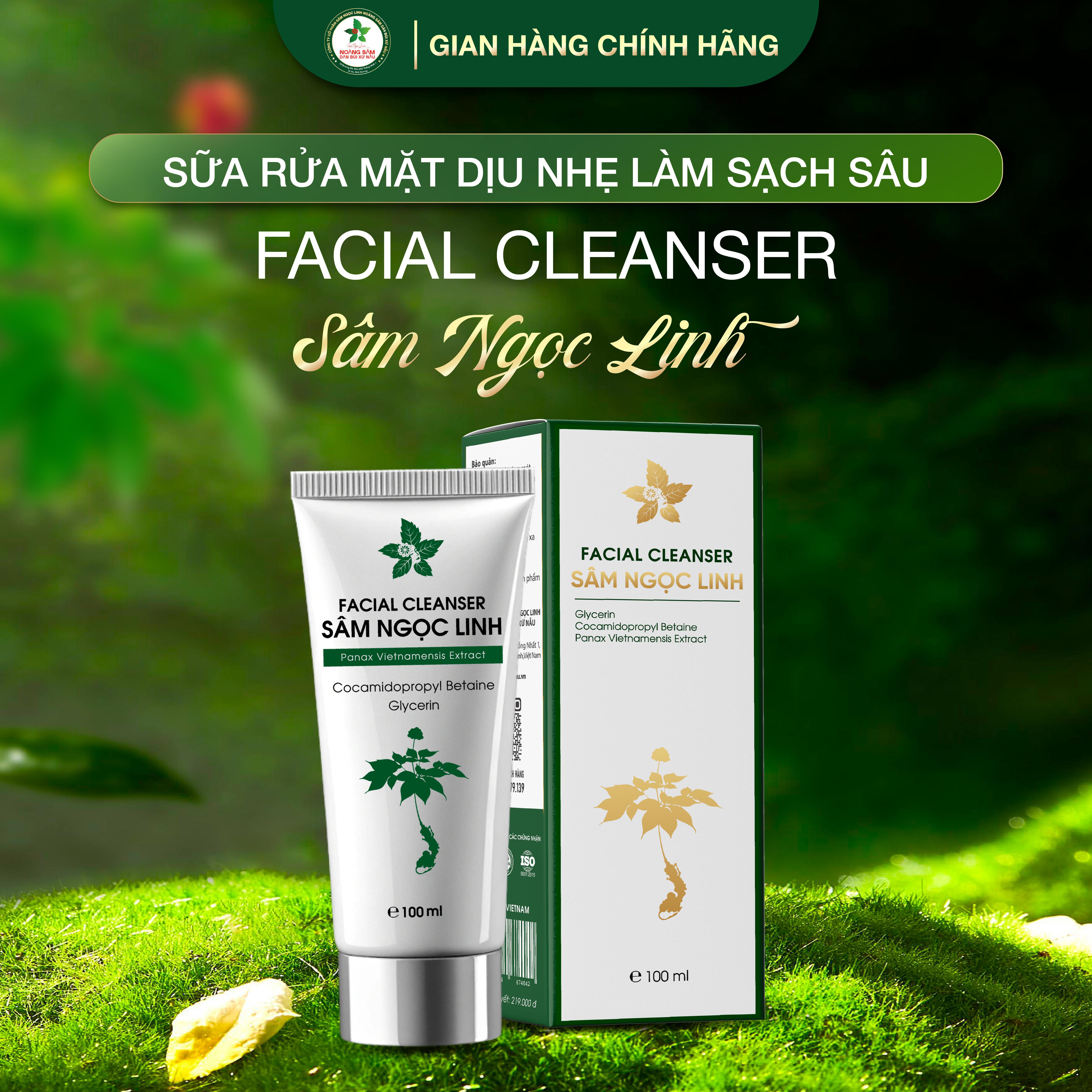 Sữa Rửa Mặt Sâm Ngọc Linh 100ml - Hỗ Trợ Làm Sạch Sâu & Dịu Nhẹ | Dân Bùi Xứ Nẫu Sữa Rửa Mặt Sâm Ngọc Linh 100ml - Hỗ Trợ Làm Sạch Sâu & Dịu Nhẹ | Dân Bùi Xứ Nẫu