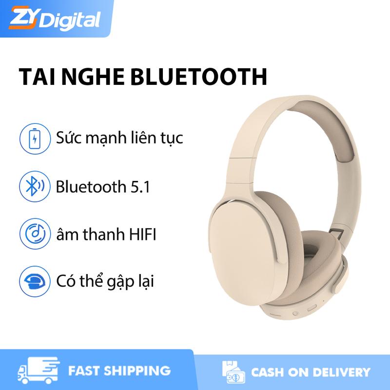 ZYDigital HIFI Stereo P2961 Phong cách âm trầm ấm sống động với Micro đối thoại Siêu ngầu để học tập giải trí và nhạc Tương thích với nhiều thiết bị tai nghe bluetooth earphones hi phone headphones
