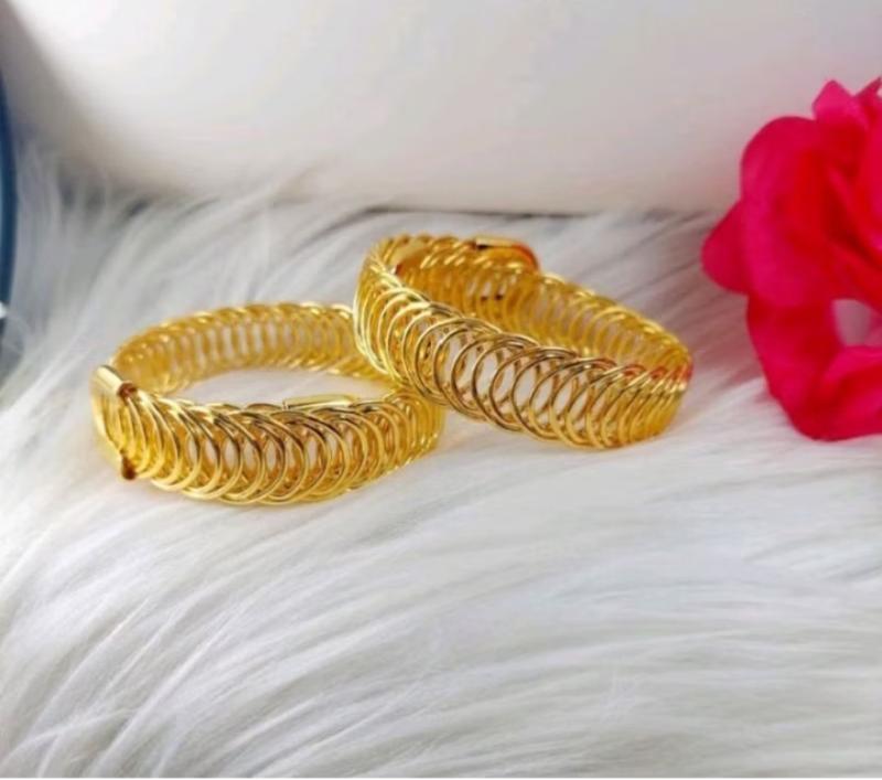 Product Introduction of Gelang bangle wanita rajut elastis emas 24k pilihan elegan modis 21