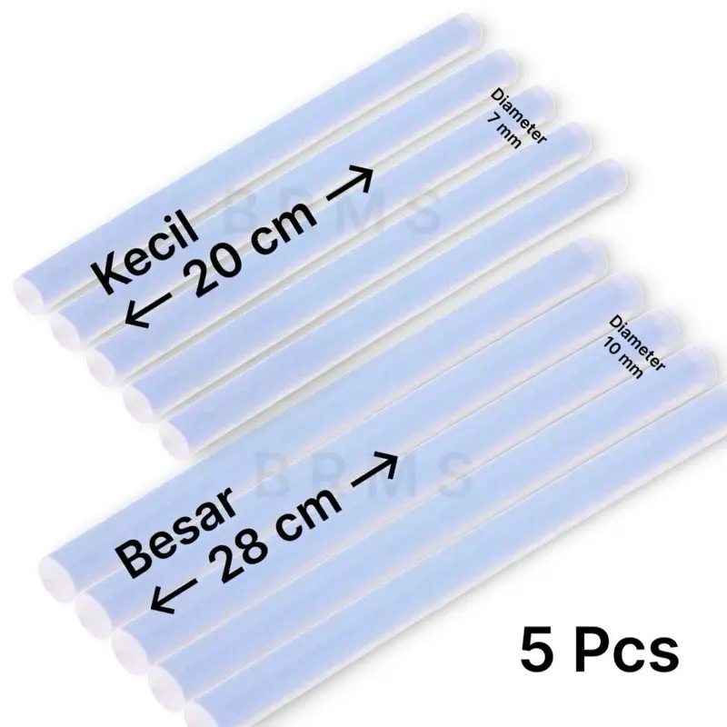 [5 Pcs] Lem Lilin Isi Ulang Refill Glue Gun Per 5 Pcs