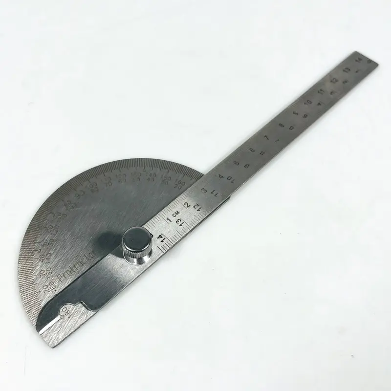Penggaris Jangka Ruler 180 Derajat 14.5cm / Mistar Pengukur Sudut Kemiringan 3