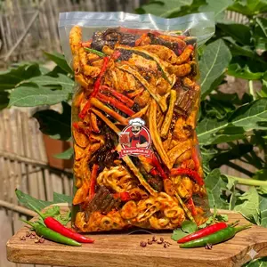 SEBLAK CAMPUR/MIX ANEKA KERUPUK SEBLAK JENGKOL/BETON/PEDO/BASRENG neto 500gram Pedas Snack Cemilan Pedas Daun Jeruk Bumbu Melimpah Halal MUI BPOM - Food