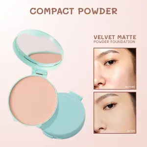 Compact Powder Bedak Padat Wajah Pressed Smooth Natural Oil Control Tahan Lama - LA200