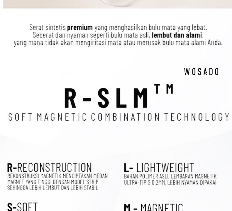 (ANGEL BLACK) 1.0 WOSADO Bulumata Magnetic Bulumata Eyelash Extention