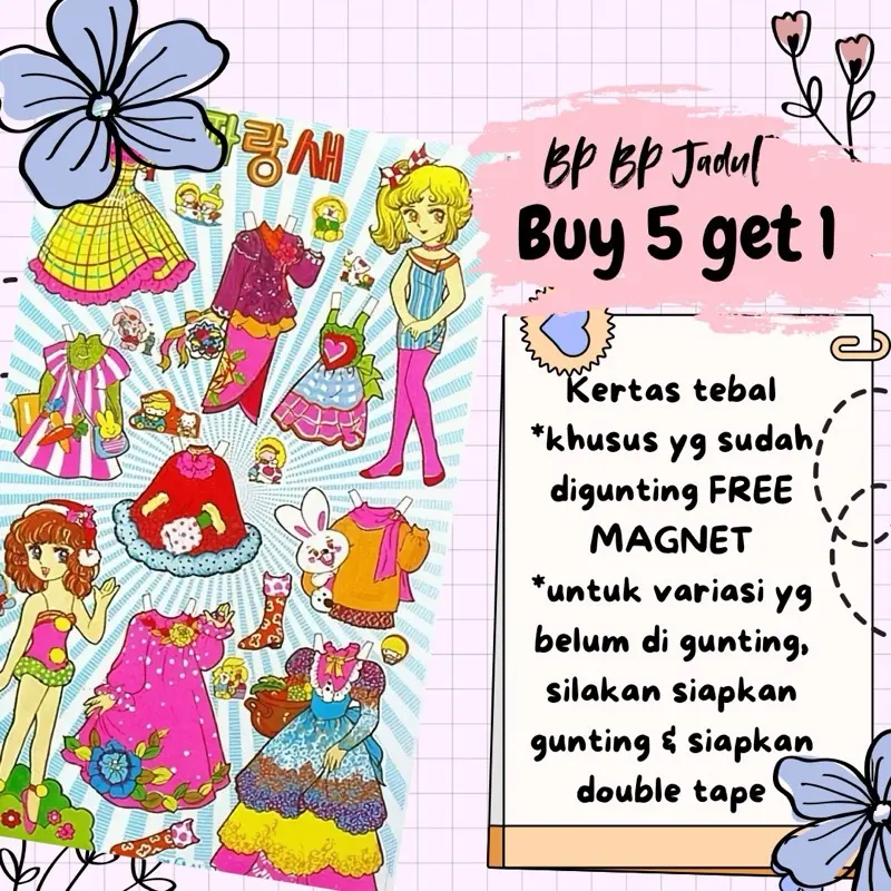 PAPERDOLL BP BPAN PAPER DOLL ORANG ORANGAN KERTAS MAINAN KERTAS BEPE BEPEAN KERTAS 4