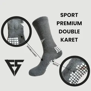 Kaos Kaki Olahraga Sport Premium Double Karet Ako Panjang Sebetis