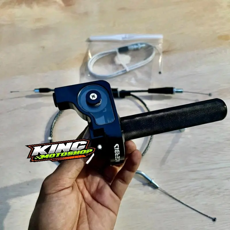 Gas Spontan Acerbis V1 V2 Full CNC Kabel Cabang Karbon PnP Rx King Ninja Satria FizR Force Tnggal Pasang Motorcycle 6