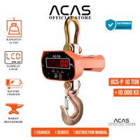 Gambar ACAS OCS- PA Timbangan Gantung Remot Digital 10 TON Bahan Besi Timbang Barang Hewan Alat Free Charger LED Remote Kontrol Orange LCD Electronic Hanging Crane Scale 10ton - OCS-P dari ACASOFFICIALSTORE Kab. Tangerang 1 Tokopedia