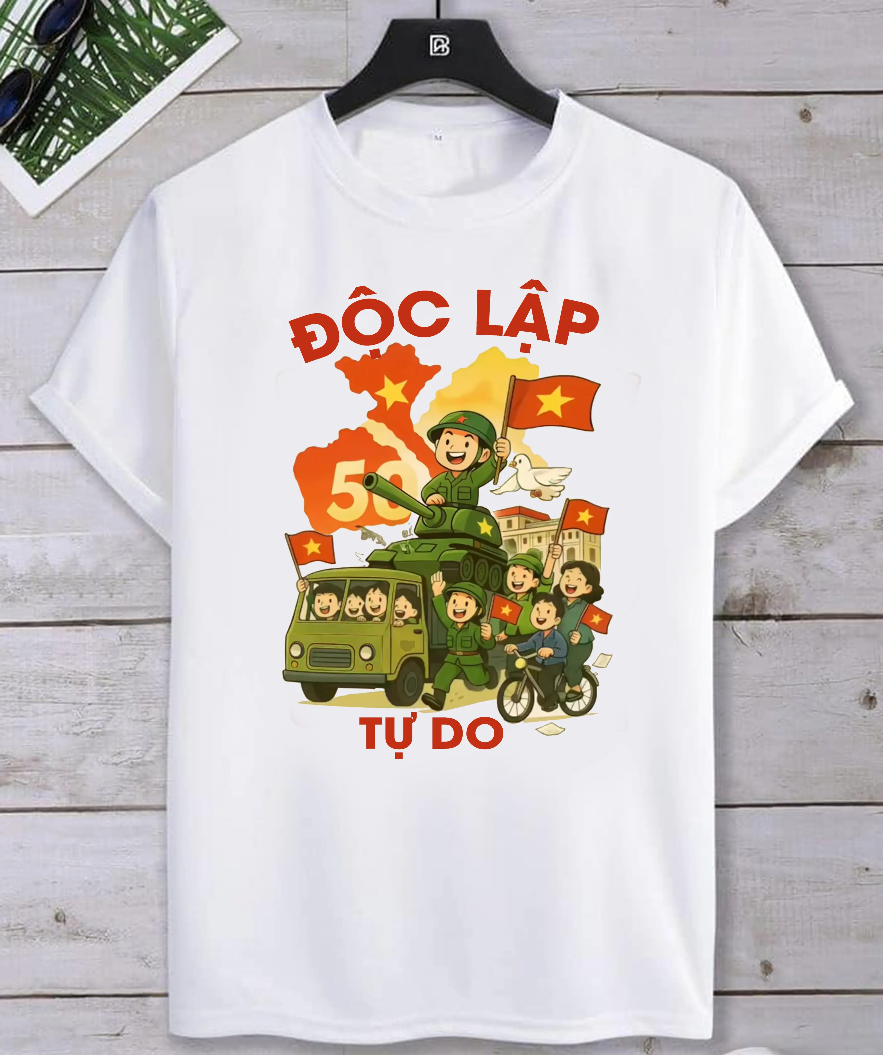 áo thun độc lập tự do, thun cotton đủ size từ 5kg đến 102kg