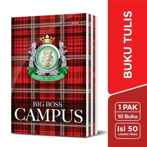Buku Tulis BigBoss Campus 50 lembar (1 pack 10 buku)
