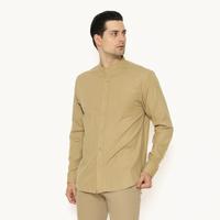 Gambar AMK Kemeja Pria Lengan Panjang SHG NOBI L/S Khaki - S dari AMK Store Kab. Karanganyar 5 Tokopedia