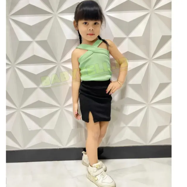 ATASAN ANAK PEREMPUAN ZELLZA TANKTOP COLORFULL KROSNECK BAJU ANAK PEREMPUAN USIA 1-8th 3