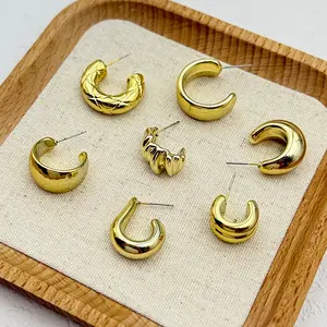 Anting-anting judul baru/anting-anting wanita yang menjual panas/anting-anting headscarf fashion yang sederhana dan serbaguna/925 perak Korea