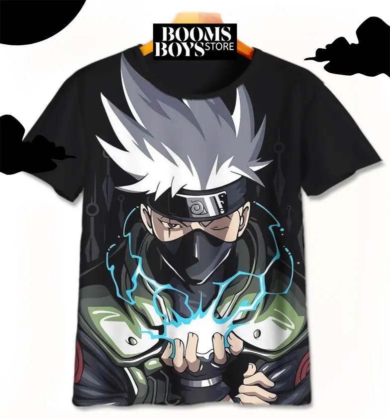 Kaos Anak Kakashi Naruto Kakashi-1-designWD Anime Umakuka - Booms Boys Store