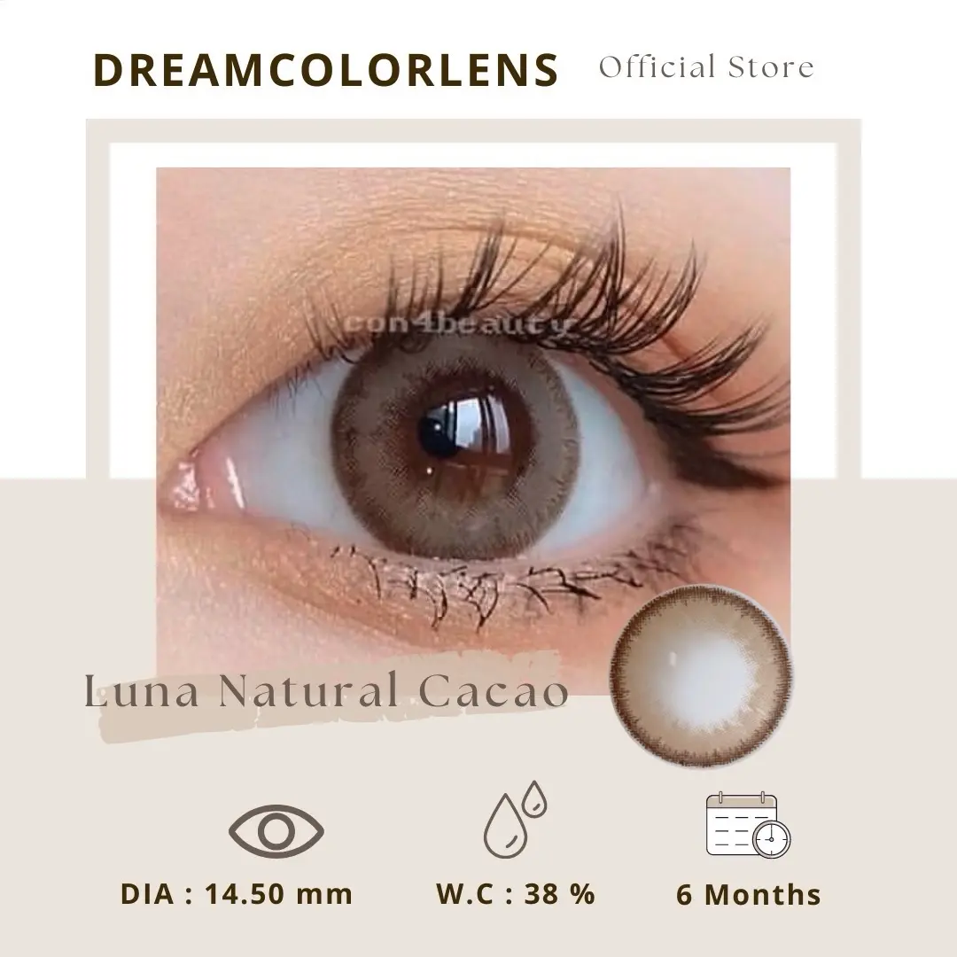 Softlens EOS Luna Natural Cacao Contact Lens