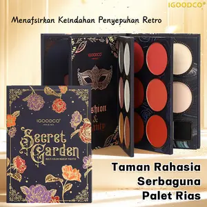 IGOODCO（IG3062) Perona Mata Eye Shadow Pelat Berkilau Matte Bubuk Berkilau Palet Rias Wajah Payet Palet Cos Rias Panggung