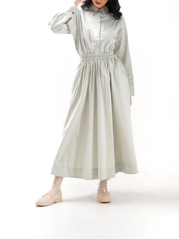 SWHeart - Seiza Skirt Rok Wanita Kekinian Panjang Midi 0