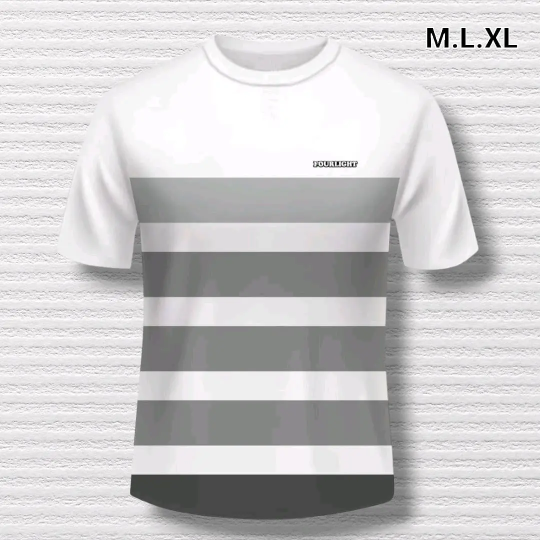 kaos salur pria terbaru premium bahan cotton combat 30s size M.L.XL Distro Combed High