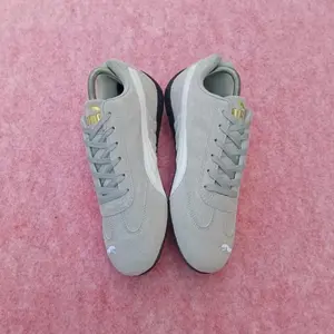 PROMO Sepatu Sneaker Kasual Pum@ Speedcat Grey White Full Leather Kualitas Premium Import Ukuran 36-43