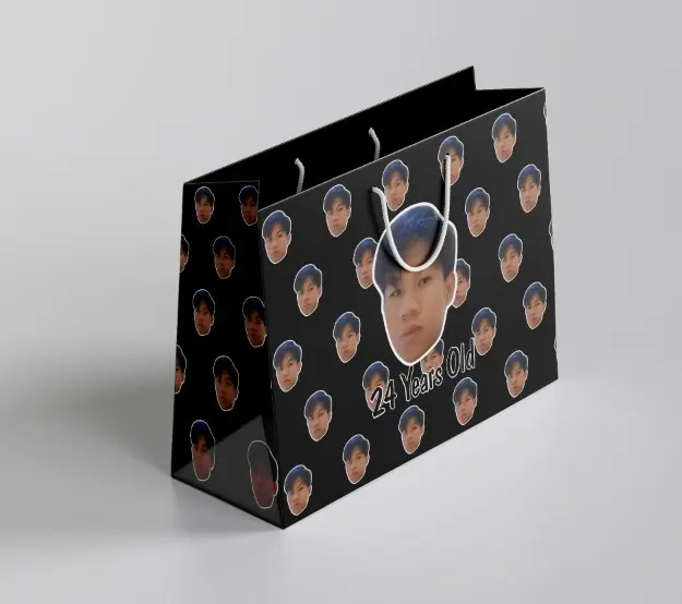 Paperbag Custom Wajah Ulang tahun kado 5