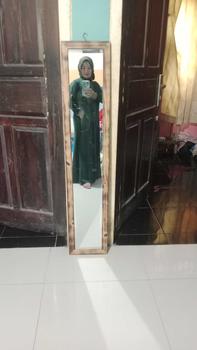 Product Review of MT - Tania Gamis Strip Kombinasi Elegant Bahan Knit Osaka [READY SIAP KIRIM] from d**i 2