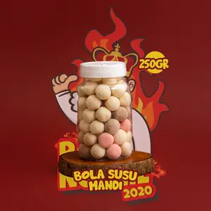 Etalase Bola Susu Mandi Toples Premium 250 GR