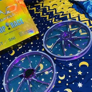 VELG RING 17 M8 DELKEVIC AEROX 155 OLD / NEW / NEW NMAX 155 OLD / NEO / TURBO / VARIO 125 150 / MIO SPORTY SOUL Z J KARBU AK88 DND RACING M 8 M-8