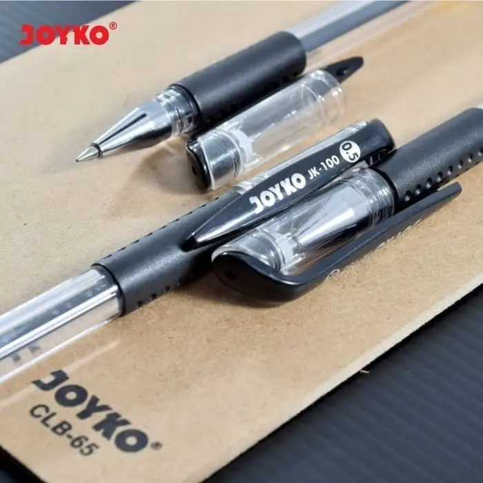 Joyko Gel Pen King Jeller JK-100 Tinta Hitam Tahan Air Satuan 4