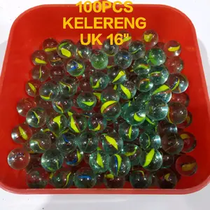 100pcs KELERENG GUNDUH LEKER UK 16" warna warni standart untuk Mainan Anak-anak