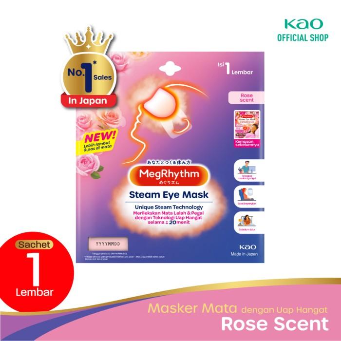 Gambar Megrhythm Steam Eye Mask Rose 1s - Masker Mata dari KAO Indonesia Kab. Bekasi Tokopedia