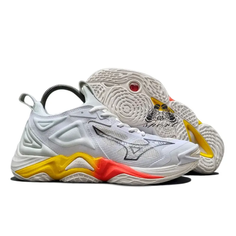 mizuno wave momentum 3 cewek - mizuno momentum 3 wanita - sepatu voli mizuno - sepatu volly decit 2