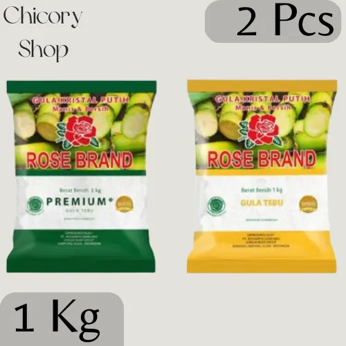 2 Pcs Gula (1kg) Organik Alami Fruity Putih Food Sugar Bahan