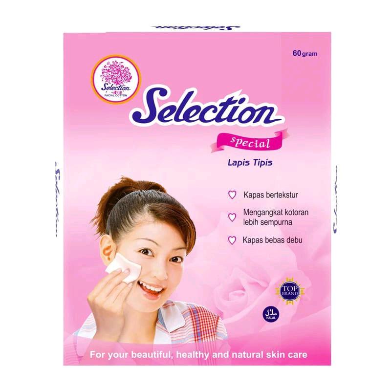 Selection Spesial Tipis Facial Cotton 60gr & 175s Kapas Wajah 1