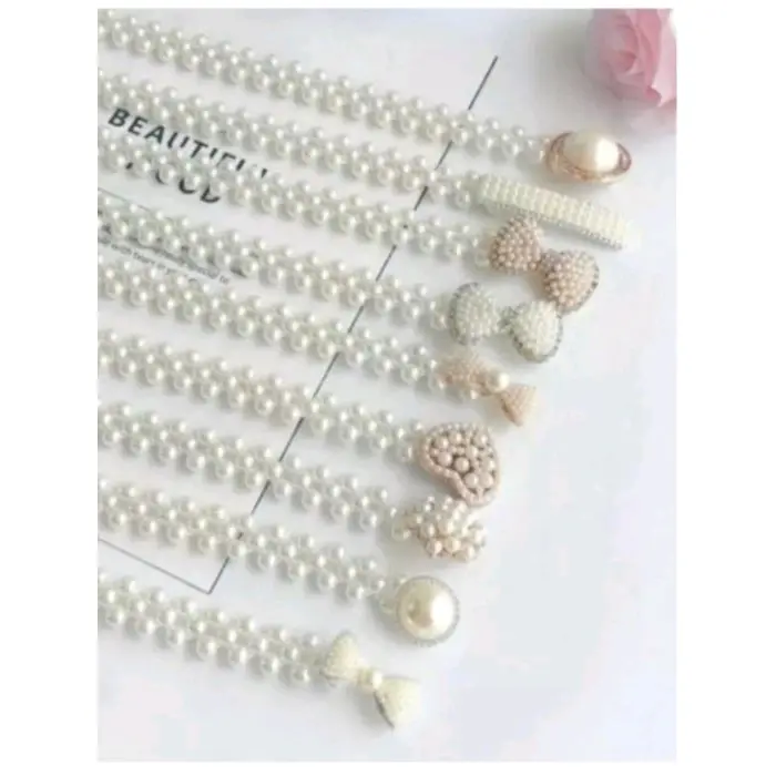 Belt Mutiara Ikat Pinggang Full Mutiara 50gram Perempuan Aksesoris 3