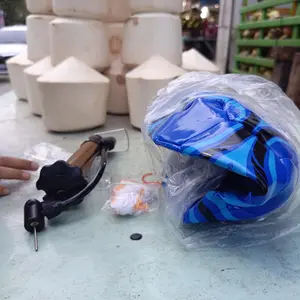 Bola sepak size 5 /bola kaki / bola bliter dijahit manual pompa,pentil dan jaring ball SNI