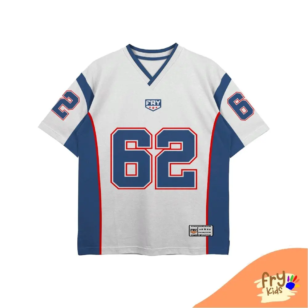 FRY jersey oversize anak / kaos jersey 1-12 tahun / jersey streetwear / jersey rugby / jersey hockey Fashion Baju Outdoor Olahraga Sport