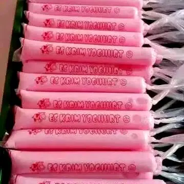 Paket usaha es yougurt 5 rasa 250 gr / paket hemat usaha es yhogurt 5 rasa gratis plastik es 100 gram Anggur Gula Jeruk Drink Mangga Stroberi Vanila 3