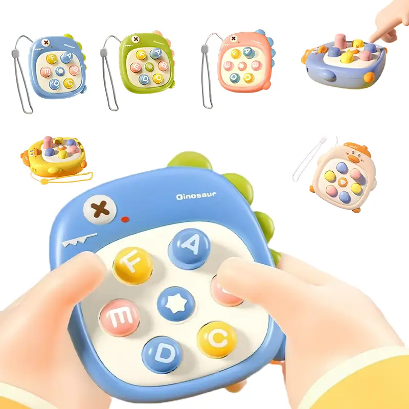New Pop It Elektronik Push Bubble Fidget Toys Pop It Game LED Console Elektrick Tekan Dan Main Konsol Game Musik Untuk Puzzle Anak