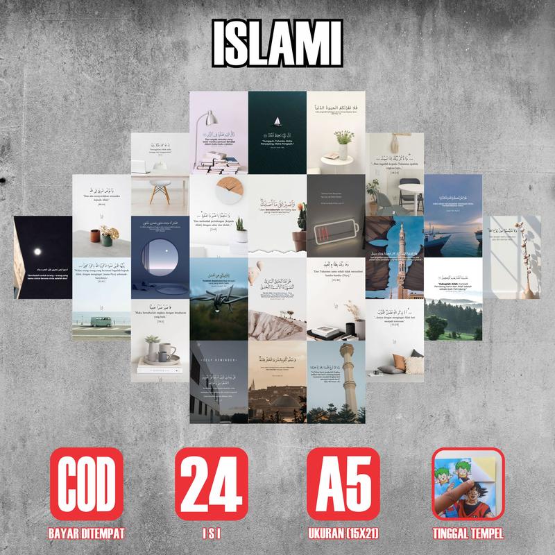 Poster Sticker Islami Isi 24 Lembar 0