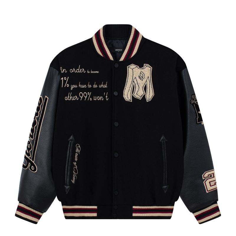 Áo khoác varsity unisex MIKENCO Dark Glory Varsity