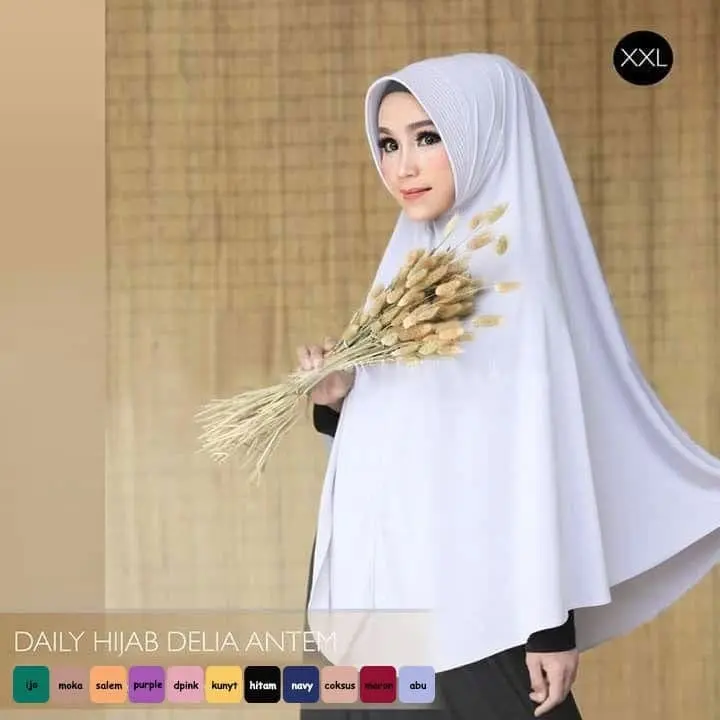 Kerudung Hijab Instant Nizam Bergo Jumbo (B) 7